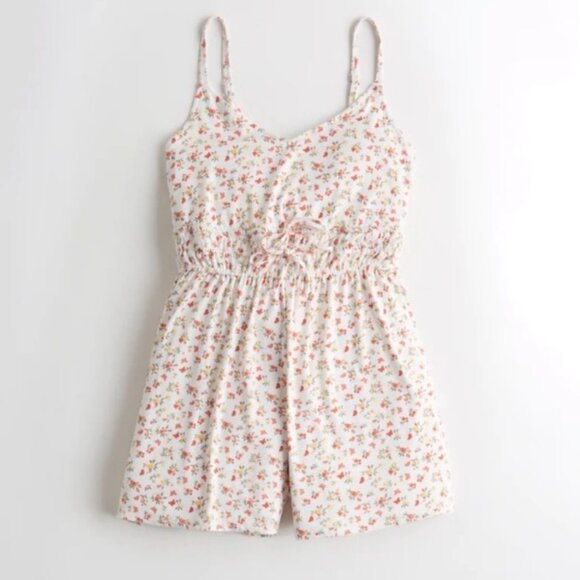 Hollister Tie Front Knit Romper- X Small - Picture 4 of 4